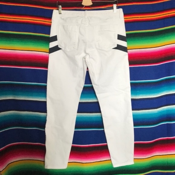 SALE Banana Republic Heritage Side Stripe Zip Crop - Picture 5 of 8